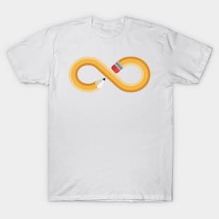 Pencil Infinity Shape T-Shirt